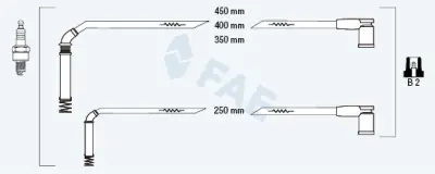 Juego de cables de encendido FAE 85126 Ocasión Especial